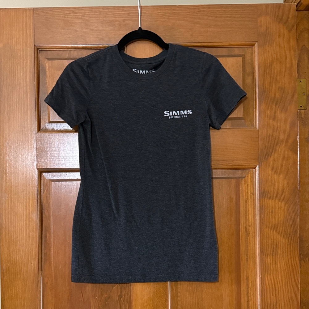 Simms Charcoal Crew Neck Tee